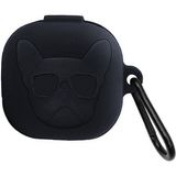 Microsonic Samsung Galaxy Buds 2 Kılıf Cartoon Figürlü Silikon Crtn-Fgr-Frnc-Bldg-Syh - Siyah