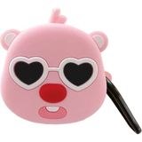 Microsonic Samsung Galaxy Buds 2 Kılıf Cartoon Figürlü Silikon Crtn-Fgr-Gzlk-Pnd-Pmb - Akuamarin