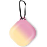 Microsonic Samsung Galaxy Buds 2 Kılıf Degrade Rubber Pembe Sarı - Pembe - Sarı