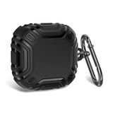 Microsonic Samsung Galaxy Buds 2 Military Darbe Emici Askılık Siyah Kılıf