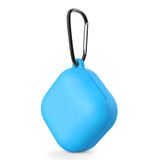 Microsonic Samsung Galaxy Buds 2 Pro için Kılıf Askılı Mat Silikon Mavi [Buds 2 Pro ile Uyumlu Kılıf - Mavi]