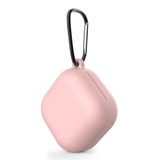 Microsonic Samsung Galaxy Buds 2 Pro için Kılıf Askılı Mat Silikon Pudra [Buds 2 Pro ile Uyumlu Kılıf - Pudra]