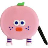 Microsonic Samsung Galaxy Buds 2 Pro Kılıf Cartoon Figürlü Silikon Crtn-Fgr-Elm-Pmb - Pembe