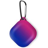 Microsonic Samsung Galaxy Buds 2 Pro Kılıf Degrade Rubber Pembe Mavi - Pembe - Mavi