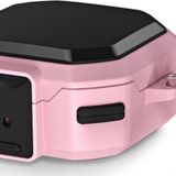 Microsonic Samsung Galaxy Buds Pro Darbeye Dayanıklı Sert Koruyucu Askılık Pembe Kılıf