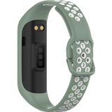 Microsonic Samsung Galaxy Fit 2 R220 Rainbow Sport Band Yeşil Beyaz Kordon