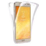 Microsonic Samsung Galaxy J4 6 Tarafı Tam Full Koruma 360 Clear Soft Şeffaf Kılıf