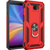 Microsonic Samsung Galaxy J4 Core Military Ring Holder Kırmızı Kılıf
