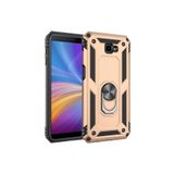 Microsonic Samsung Galaxy J4 Plus Military Ring Holder Gold Kılıf