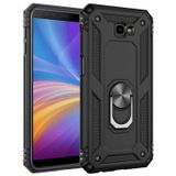 Microsonic Samsung Galaxy J4 Plus Military Ring Holder Siyah Kılıf
