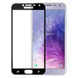 Microsonic Samsung Galaxy J4 Tam Kaplayan Temperli Cam Ekran koruyucu Kırılmaz Film Siyah [Galaxy J4 ile Uyumlu Ekran Koruyucu]