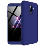 Microsonic Samsung Galaxy J8 için Kılıf Double Dip 360 Protective Lacivert [Galaxy J8 ile Uyumlu Kılıf - Lacivert]