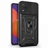 Microsonic Samsung Galaxy M12 için Kılıf Impact Resistant Siyah [Galaxy M12 ile Uyumlu Kılıf - Siyah]