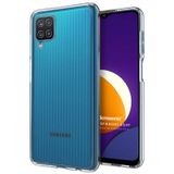 Microsonic Samsung Galaxy M12 için Kılıf Transparent Soft Beyaz [Galaxy M12 ile Uyumlu Kılıf - Beyaz]