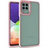 Microsonic Samsung Galaxy M22 Bright Planet Rose Gold Cep Telefonu Kılıfı
