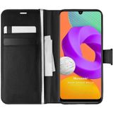 Microsonic Samsung Galaxy M22 Delux Leather Wallet Kılıf