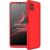 Microsonic Samsung Galaxy M22 Double Dip 360 Protective Kırmızı Kılıf