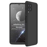 Microsonic Samsung Galaxy M22 Double Dip 360 Protective Siyah Kılıf