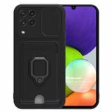 Microsonic Samsung Galaxy M22 için Kılıf Multifunction Silicone Siyah [Galaxy M22 ile Uyumlu Kılıf - Siyah]