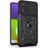 Microsonic Samsung Galaxy M22 Impact Resistant Siyah Kılıf
