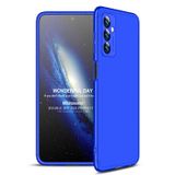 Microsonic Samsung Galaxy M23 için Kılıf Double Dip 360 Protective Mavi [Galaxy M23 ile Uyumlu Kılıf - Mavi]