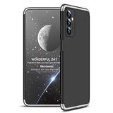 Microsonic Samsung Galaxy M23 için Kılıf Double Dip 360 Protective Siyah Gri [Galaxy M23 ile Uyumlu Kılıf - Siyah - Gri]
