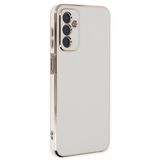 Microsonic Samsung Galaxy M23 Olive Plated Beyaz Cep Telefonu Kılıfı