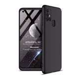Microsonic Samsung Galaxy M31s Siyah Double Dip 360 Protective Cep Telefon Kılıfı