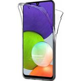 Microsonic Samsung Galaxy M32 4G 6 Tarafı Tam Full Koruma 360 Clear Soft Şeffaf Kılıf