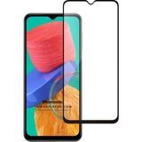 Microsonic Samsung Galaxy M33 Tam Kaplayan Temperli Siyah Cam Ekran Koruyucu