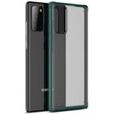 Microsonic Samsung Galaxy Note 20 Frosted Frame Yeşil Cep Telefonu Kılıf