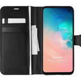 Microsonic Samsung Galaxy S10e Delux Leather Wallet Siyah Kılıf