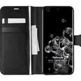 Microsonic Samsung Galaxy S20 Ultra Delux Leather Wallet Siyah Kılıf