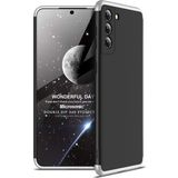 Microsonic Samsung Galaxy S21 Double Dip 360 Protective Siyah Gri Kılıf