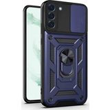 Microsonic Samsung Galaxy S21 FE Impact Resistant Lacivert Cep Telefonu Kılıfı