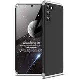 Microsonic Samsung Galaxy S21 Plus Double Dip 360 Protective Siyah Gri Kılıf