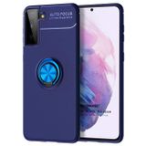 Microsonic Samsung Galaxy S21 Plus için Kılıf Kickstand Ring Holder Lacivert [Galaxy S21 Plus ile Uyumlu Kılıf - Lacivert]