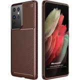 Microsonic Samsung Galaxy S21 Ultra için Kılıf Legion Series Kahverengi [Galaxy S21 Ultra ile Uyumlu Kılıf - Kahverengi]