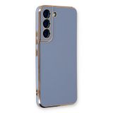 Microsonic Samsung Galaxy S22 Olive Plated Lavanta Grisi Kılıf