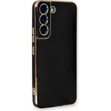 Microsonic Samsung Galaxy S22 Plus Olive Plated Siyah Kılıf