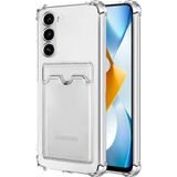 Microsonic Samsung Galaxy S23 Card Slot Shock Şeffaf Cep Telefonu Kılıfı