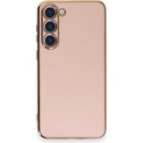 Microsonic Samsung Galaxy S23 Plus Olive Plated Rose Gold Cep Telefonu Kılıfı
