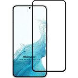 Microsonic Samsung Galaxy S23 Plus Tam Kaplayan Temperli Siyah Cam Ekran Koruyucu