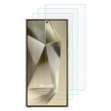 Microsonic Samsung Galaxy S24 Ultra Screen Protector Nano Glass Cam Ekran Koruyucu (3`lü Paket) [Galaxy S24 Ultra ile Uyumlu Ekran Koruyucu - Şeffaf]