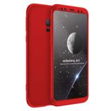 Microsonic Samsung Galaxy S9 için Kılıf Double Dip 360 Protective Kırmızı [Galaxy S9 ile Uyumlu Kılıf - Kırmızı]