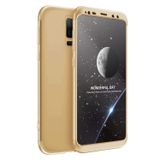 Microsonic Samsung Galaxy S9 Plus için Kılıf Double Dip 360 Protective Gold [Galaxy S9 Plus ile Uyumlu Kılıf - Gold]
