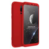Microsonic Samsung Galaxy S9 Plus için Kılıf Double Dip 360 Protective Kırmızı [Galaxy S9 Plus ile Uyumlu Kılıf - Kırmızı]