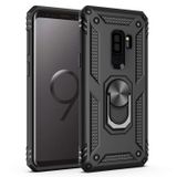 Microsonic Samsung Galaxy S9 Plus için Kılıf Military Ring Holder Siyah [Galaxy S9 Plus ile Uyumlu Kılıf - Siyah]