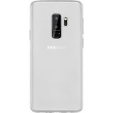 Microsonic Samsung Galaxy S9 Plus Transparent Soft Beyaz Kılıf