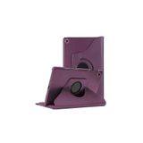 Microsonic Samsung Galaxy Tab A 10.1 İnç T510 360 Rotating Stand Deri Mor Kılıf